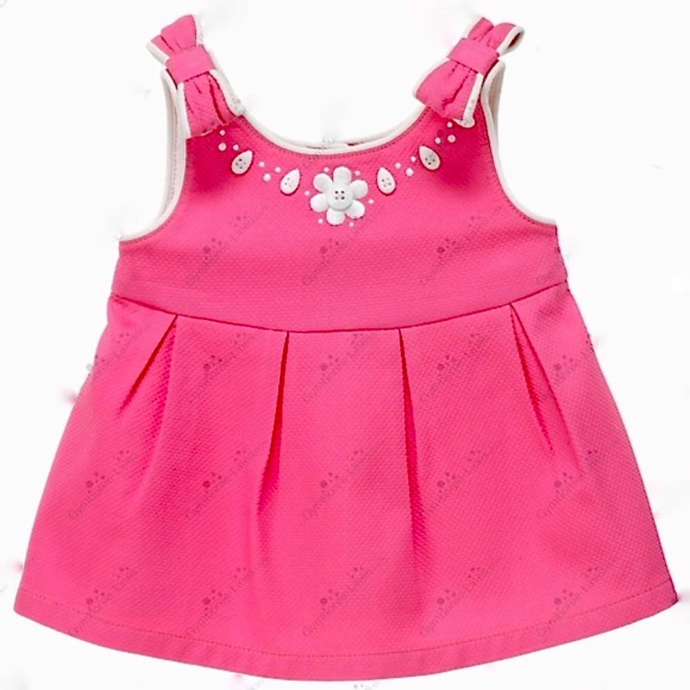 Gymboree pink embroidered top with jewels.